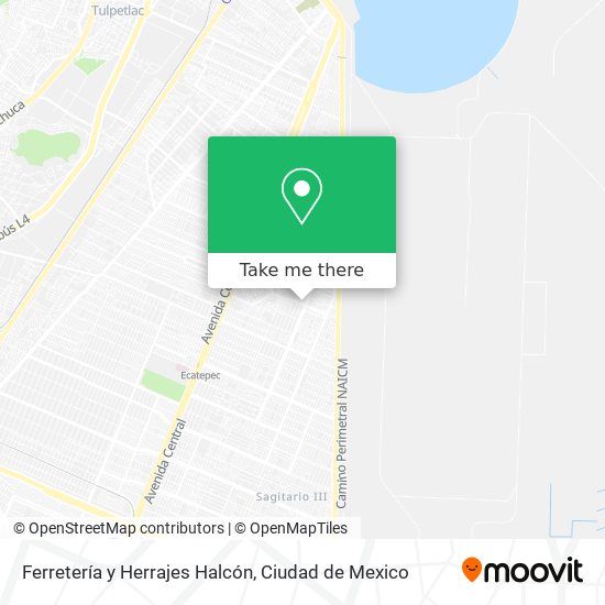 Ferretería y Herrajes Halcón map