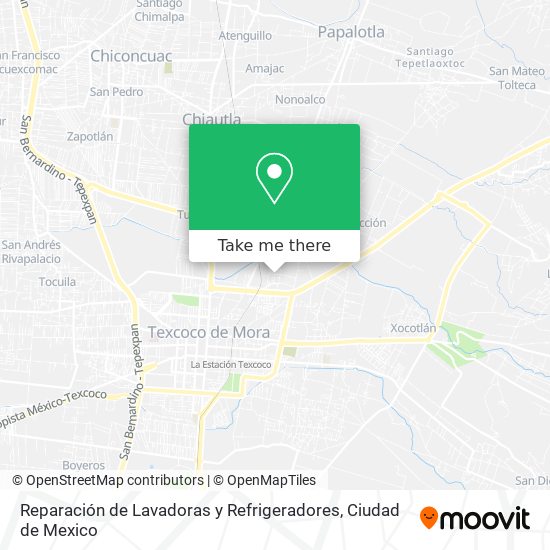 Reparación de Lavadoras y Refrigeradores map