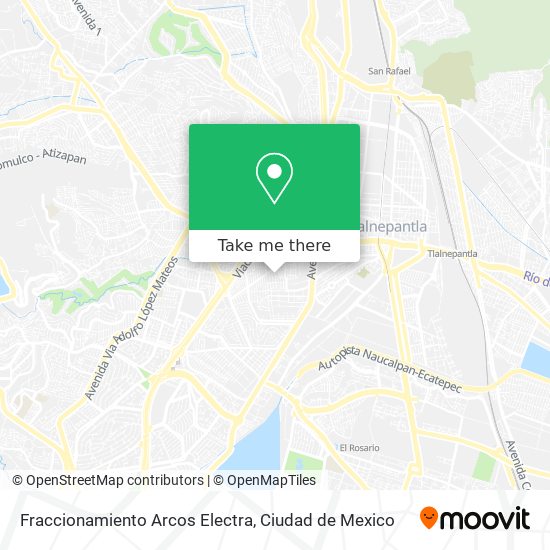 Mapa de Fraccionamiento Arcos Electra