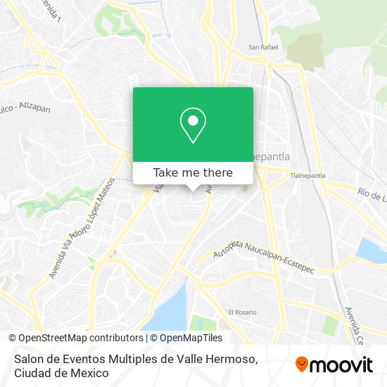 Salon de Eventos Multiples de Valle Hermoso map