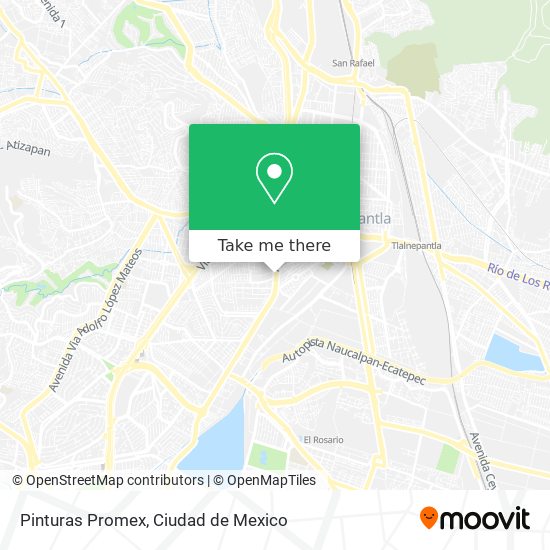 Pinturas Promex map