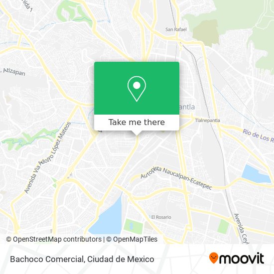 Mapa de Bachoco Comercial