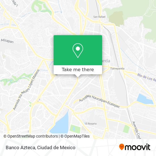 Mapa de Banco Azteca