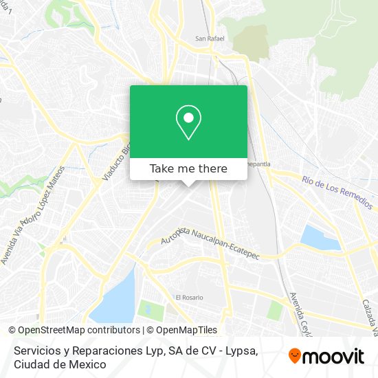 Servicios y Reparaciones Lyp, SA de CV - Lypsa map