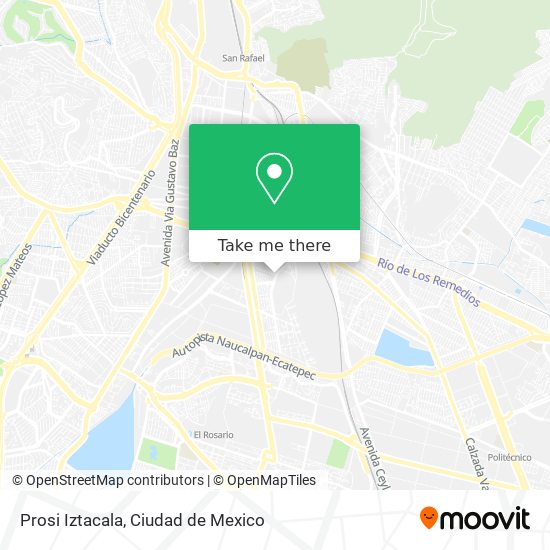 Mapa de Prosi Iztacala