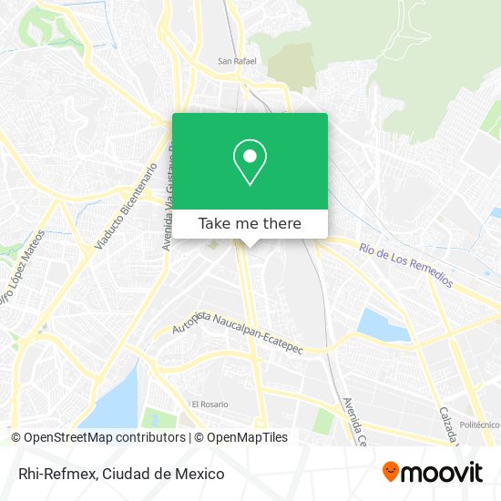 Mapa de Rhi-Refmex