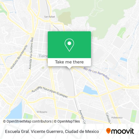 Escuela Gral. Vicente Guerrero map