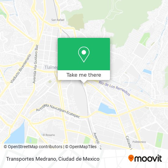Transportes Medrano map