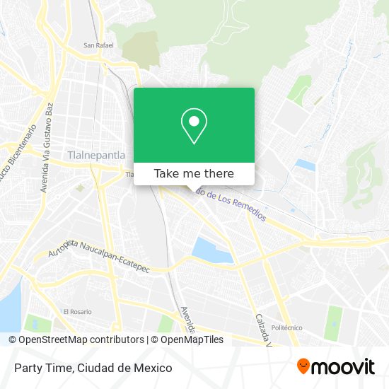 Party Time map