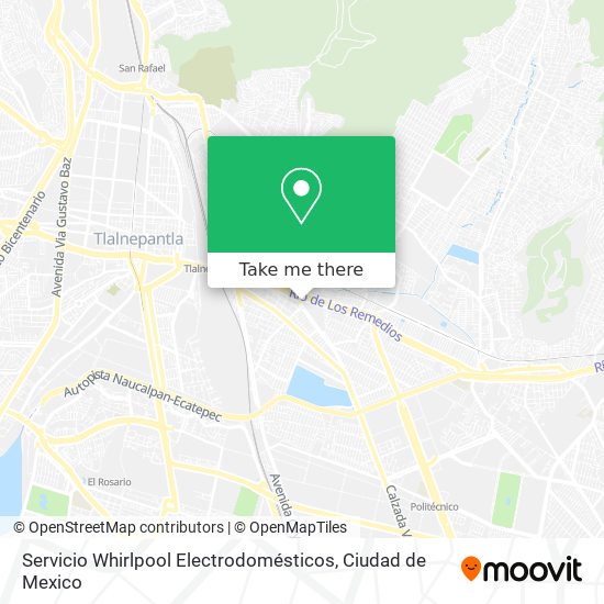 Servicio Whirlpool Electrodomésticos map