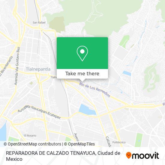 Mapa de REPARADORA DE CALZADO TENAYUCA