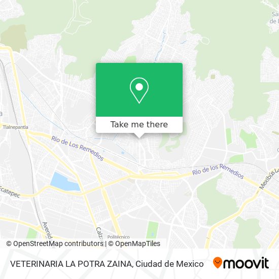 VETERINARIA LA POTRA ZAINA map