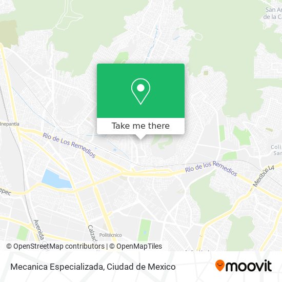 Mapa de Mecanica Especializada