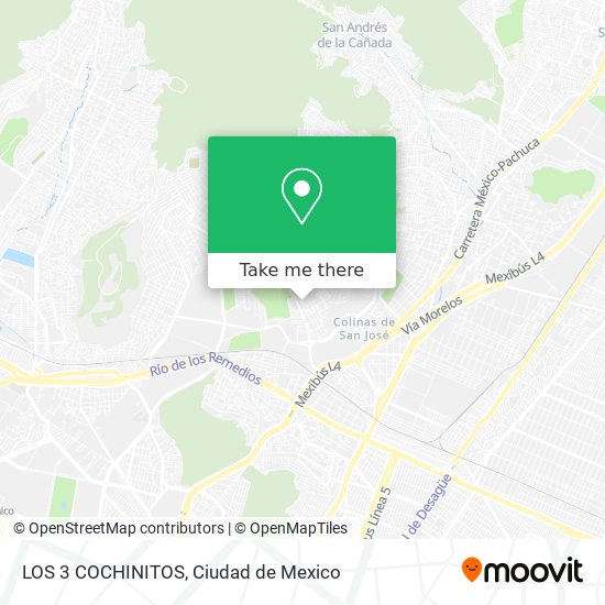 LOS 3 COCHINITOS map