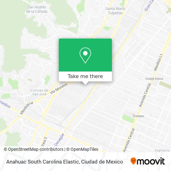 Mapa de Anahuac South Carolina Elastic