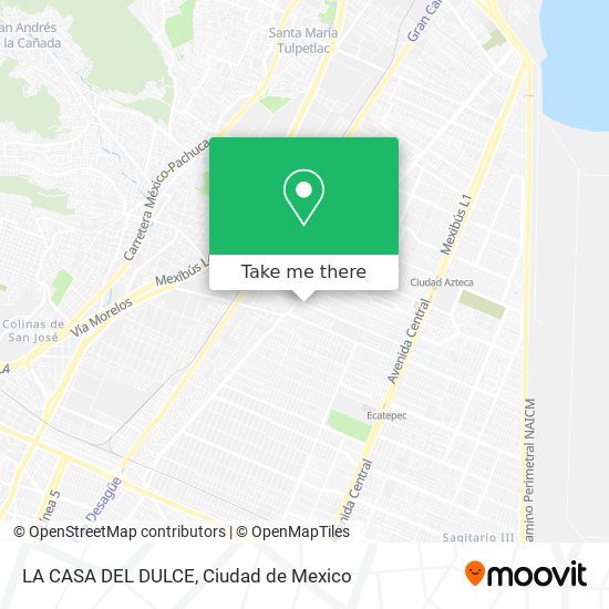 LA CASA DEL DULCE map