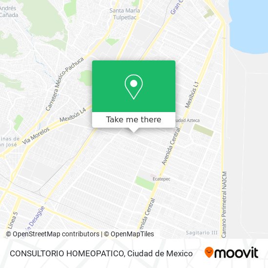 CONSULTORIO HOMEOPATICO map