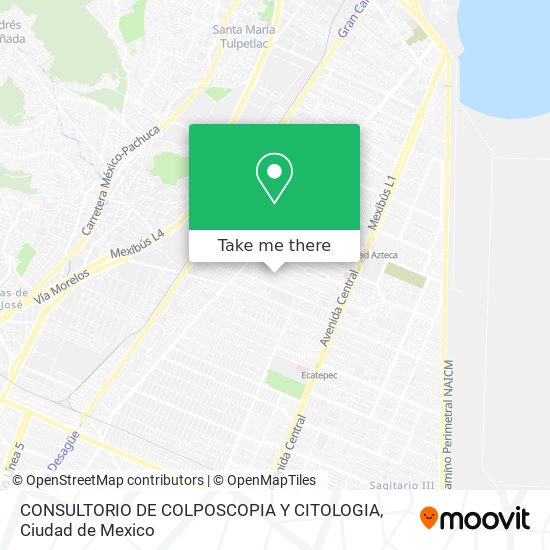 Mapa de CONSULTORIO DE COLPOSCOPIA Y CITOLOGIA