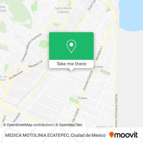 MEDICA MOTOLINIA ECATEPEC map