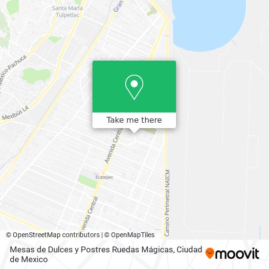 Mapa de Mesas de Dulces y Postres Ruedas Mágicas