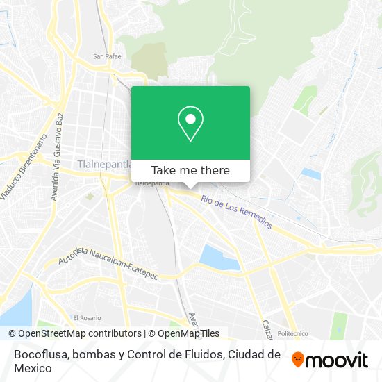 Bocoflusa, bombas y Control de Fluidos map