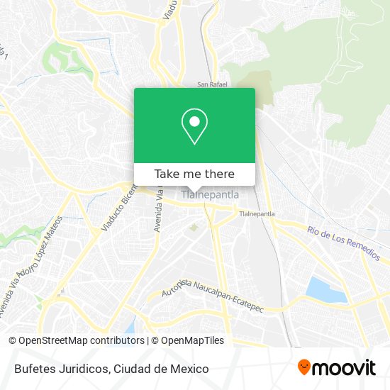 Bufetes Juridicos map