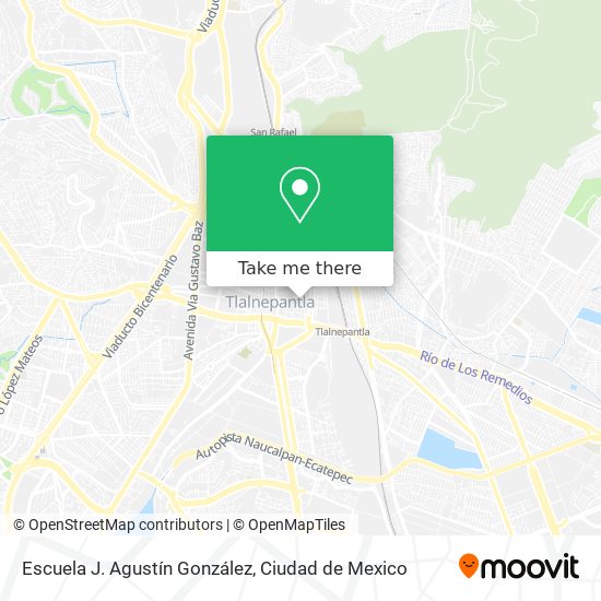 Escuela J. Agustín González map