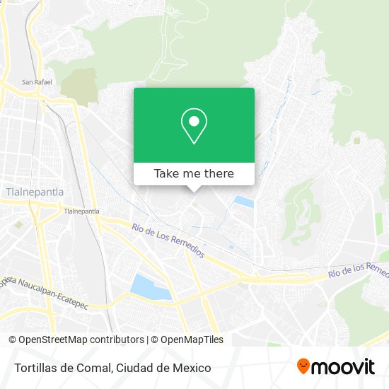 Mapa de Tortillas de Comal