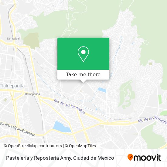 Mapa de Pastelería y Repostería Anny