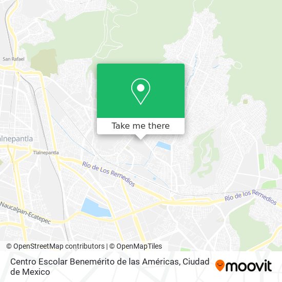 Centro Escolar Benemérito de las Américas map
