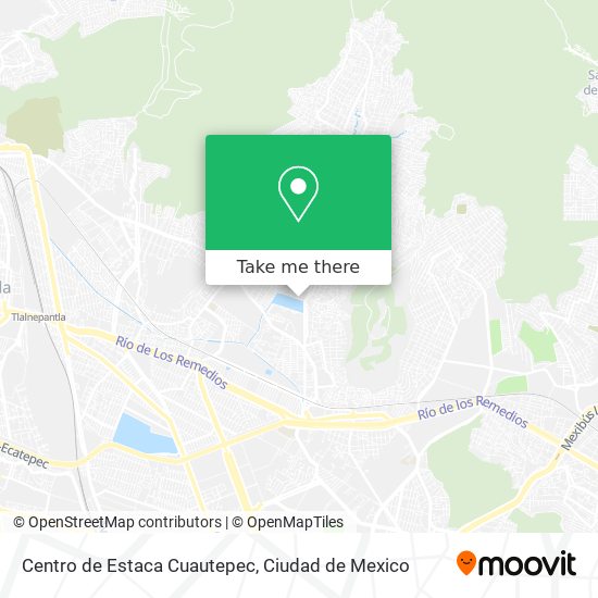 Mapa de Centro de Estaca Cuautepec