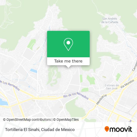 Tortilleria El Sinahi map