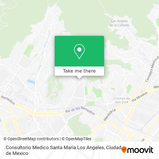 Consultorio Medico Santa Maria Los Angeles map