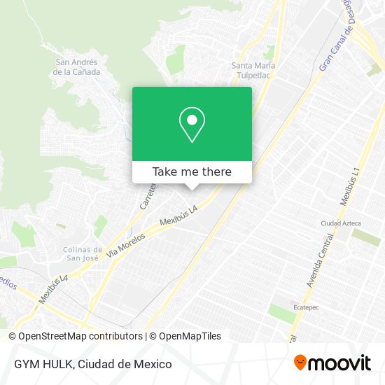 Mapa de GYM HULK