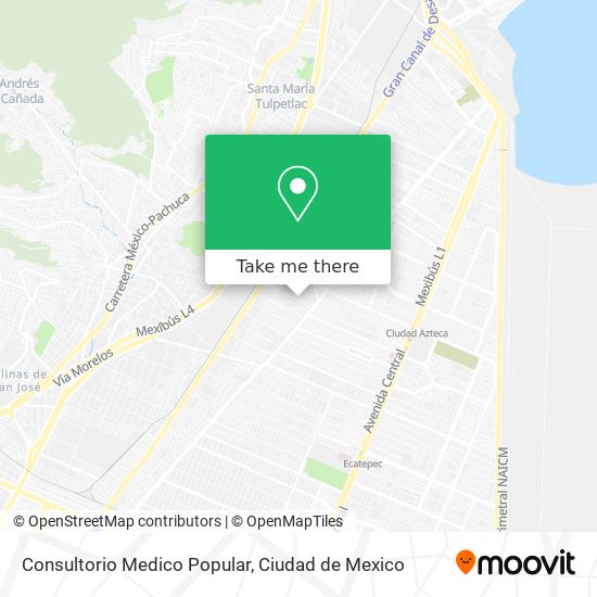 Consultorio Medico Popular map