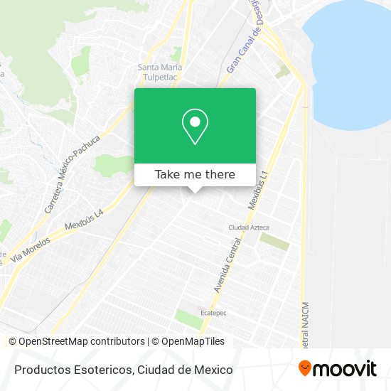 Productos Esotericos map