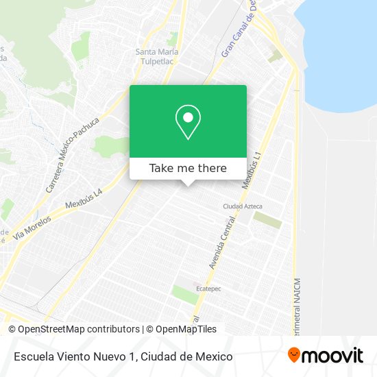 Mapa de Escuela Viento Nuevo 1
