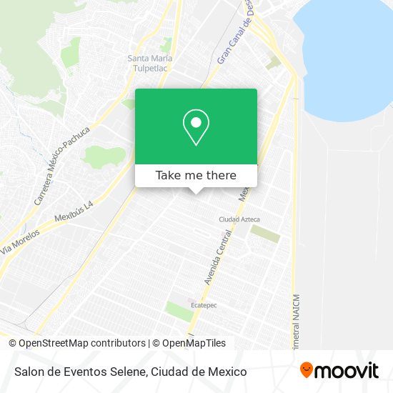 Salon de Eventos Selene map