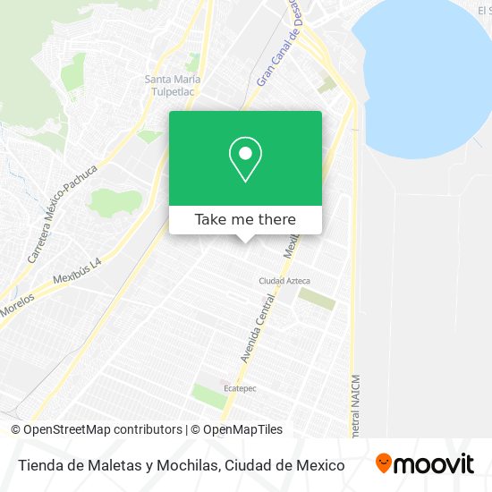 Tienda de Maletas y Mochilas map