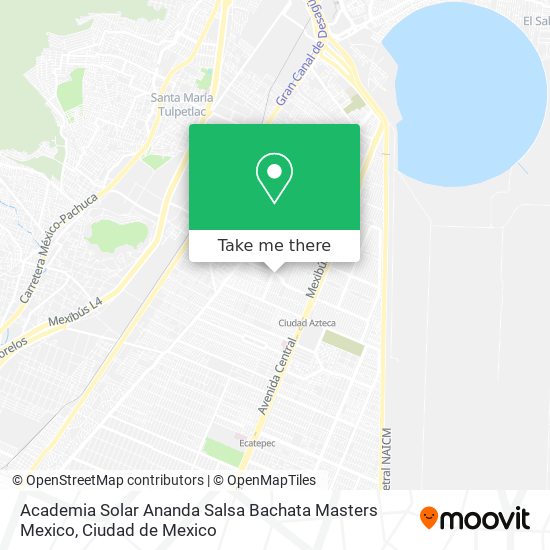 Academia Solar Ananda Salsa Bachata Masters Mexico map