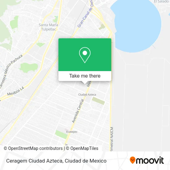 Mapa de Ceragem Ciudad Azteca