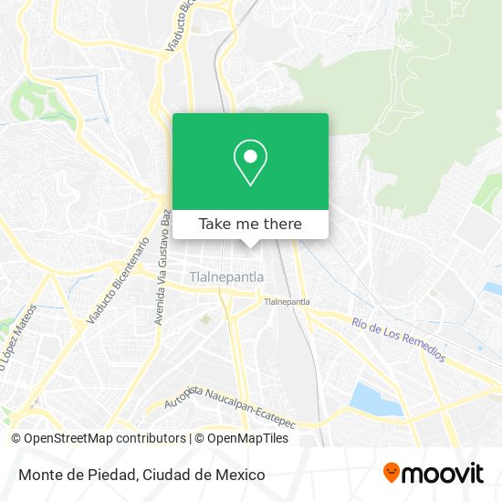 Monte de Piedad map