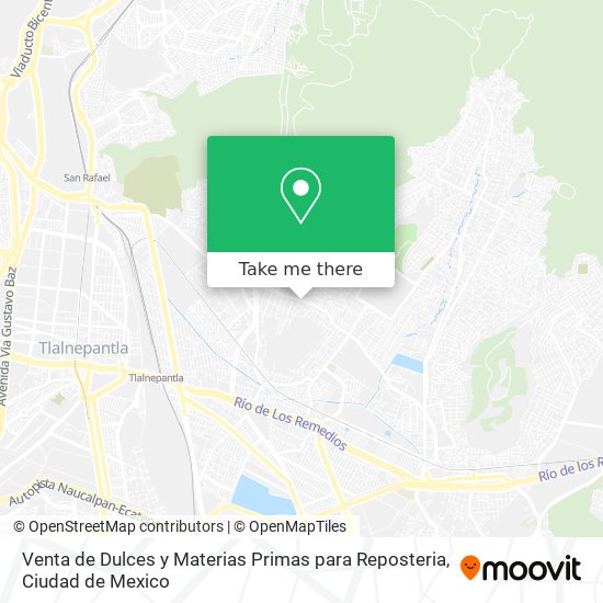Venta de Dulces y Materias Primas para Reposteria map