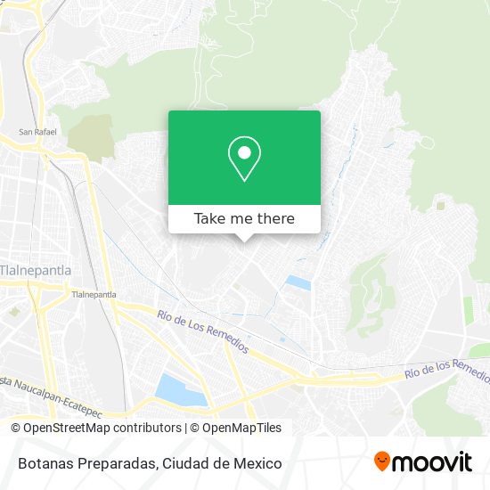 Mapa de Botanas Preparadas