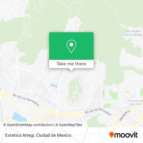 Estetica Artegi map