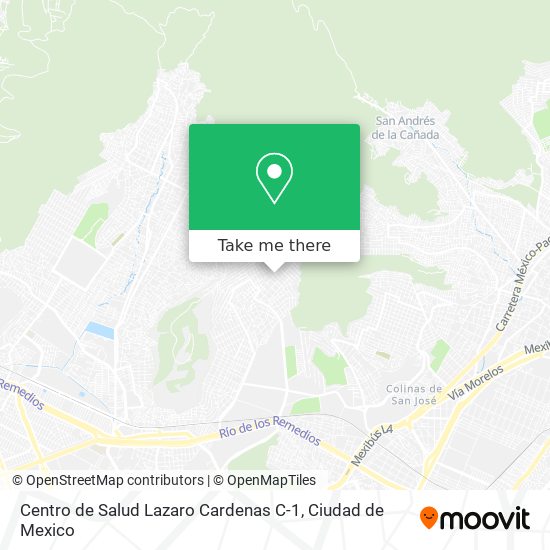 Centro de Salud Lazaro Cardenas C-1 map