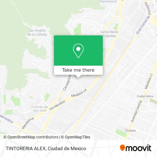 TINTORERIA ALEX map