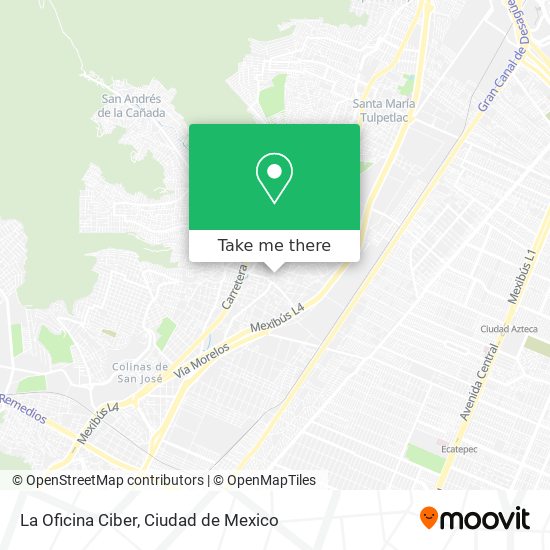 La Oficina Ciber map