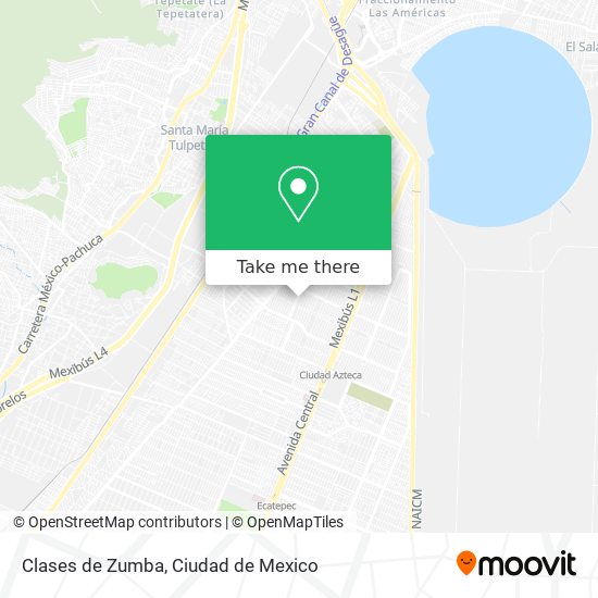 Mapa de Clases de Zumba