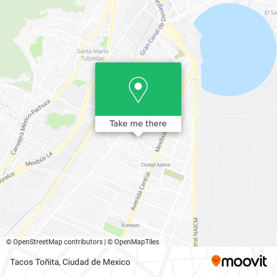 Mapa de Tacos Toñita